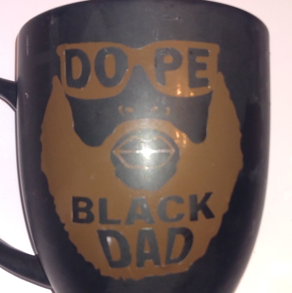 Dope Black Dad mug